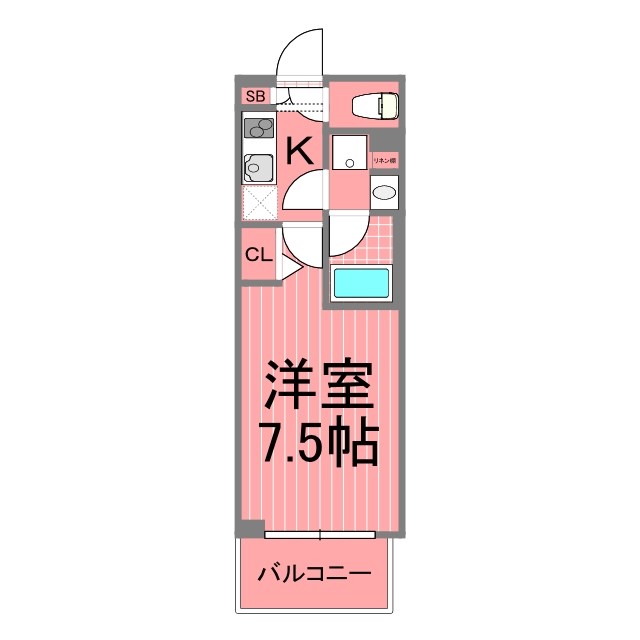 ガーラリバースクエア横濱南 間取り図