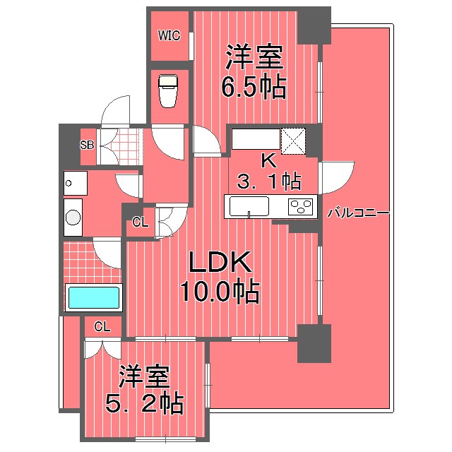 ルフォン横浜白楽 間取り図