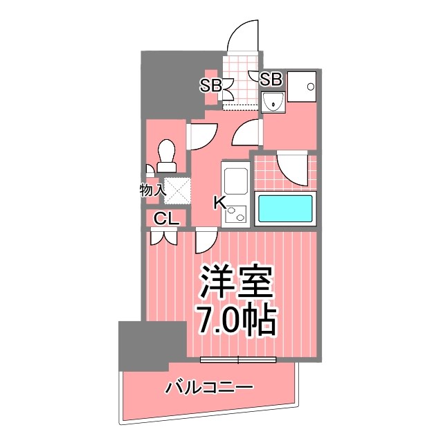 メゾン鶴屋町  間取り図