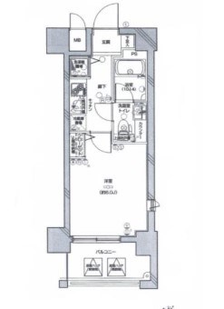 レア横濱平沼壱番館 間取り図