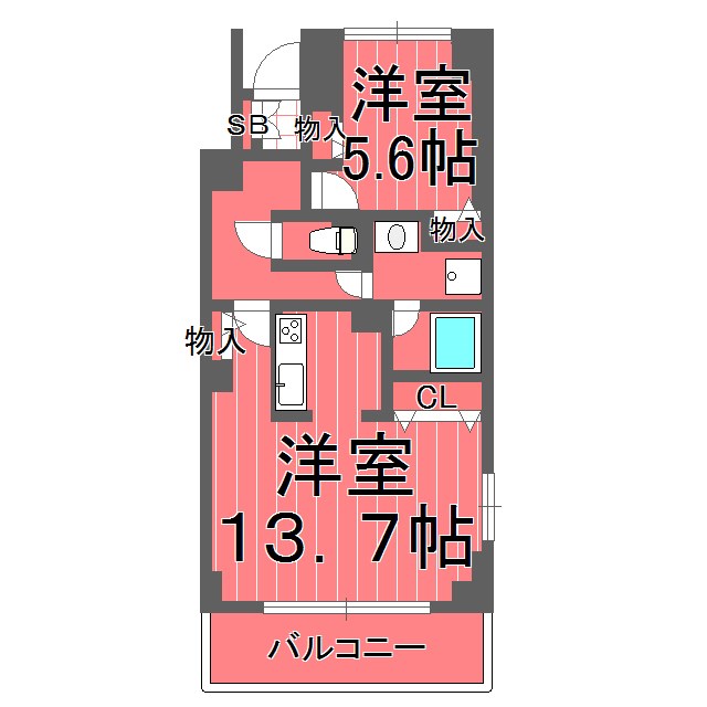 ルピナス山手 間取り図