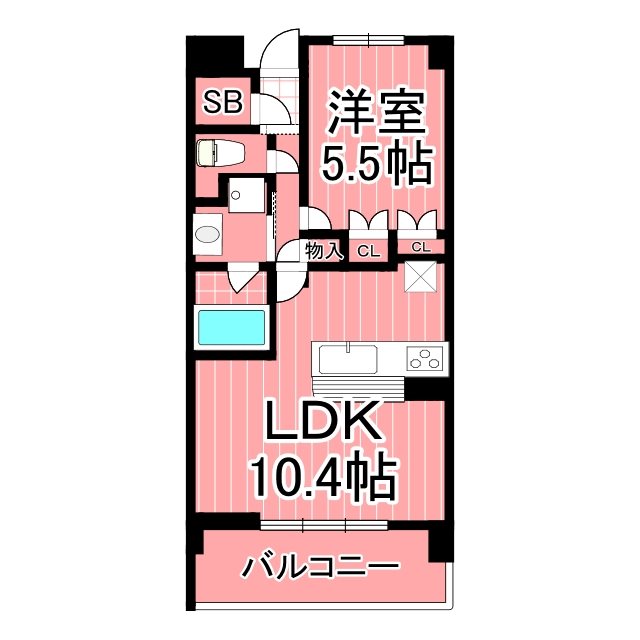 デラルゴ鶴見 間取り図