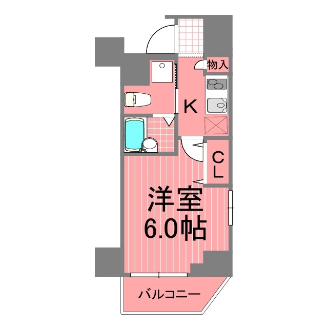 フェニックス伊勢佐木町弐番館 間取り図