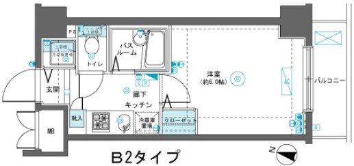 フェニックス横濱吉野町 間取り図