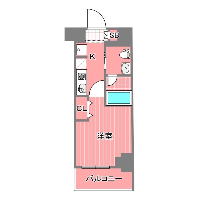 イアース横濱関内 間取り図