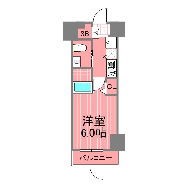 ログ鶴見  間取り図