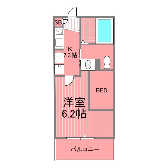 テルトルルージュスリー 間取り図