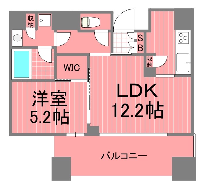 クリオ黄金町 間取り図