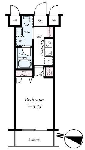 グリフィン横浜ウエストフォルム 間取り図