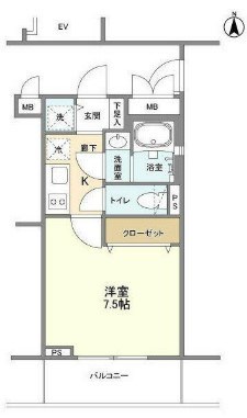 ラティエラ横濱六角橋 間取り図