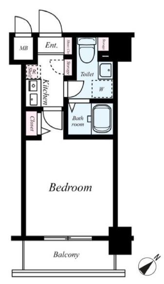 グリフィン新横浜弐番館 間取り図