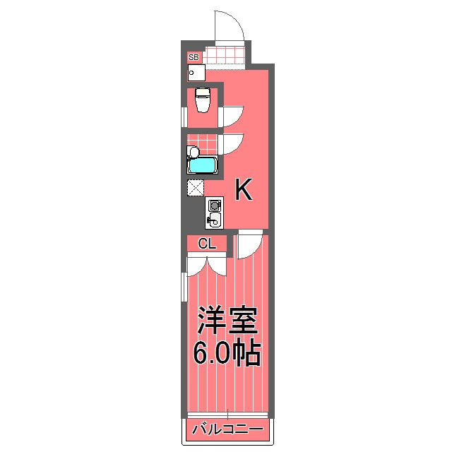 インベスト川崎 間取り図