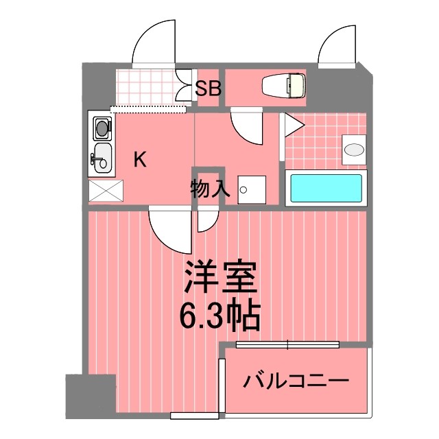 クレール本町 間取り図