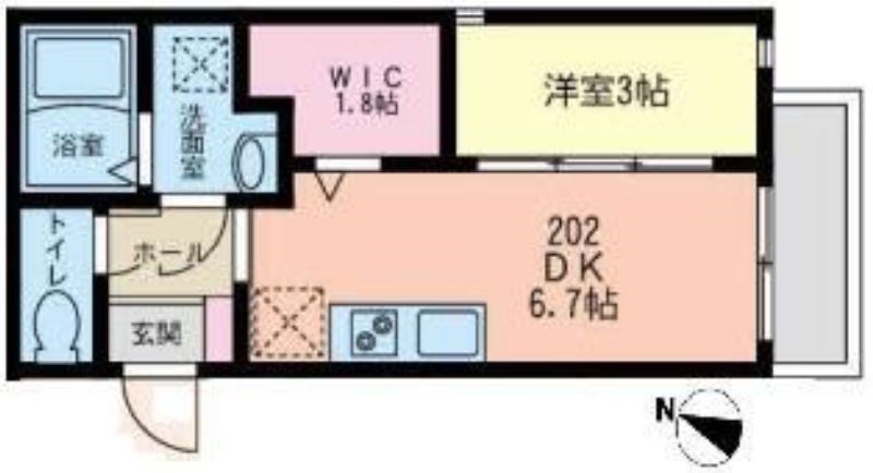 ラシーネ磯子 間取り図