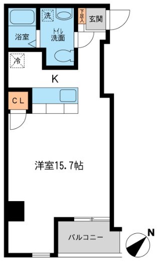 ジェイエムエフレジデンス新横浜 間取り図