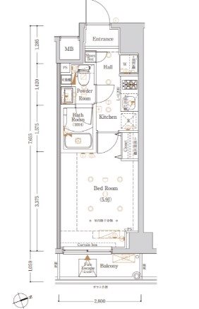 ログ桜木町クラシック  間取り図