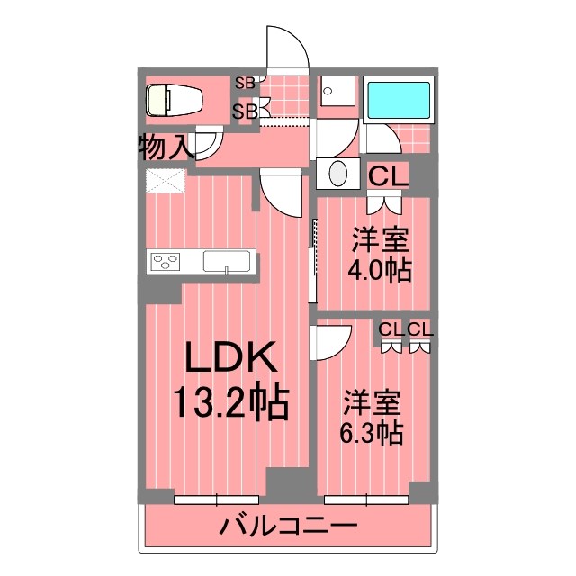 エスディーレジデンス川崎  間取り図