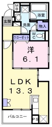 メゾングランディール川崎 間取り図