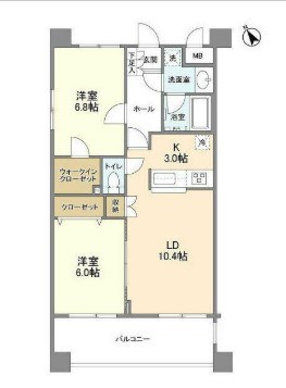 サンハイム鶴見A  間取り図