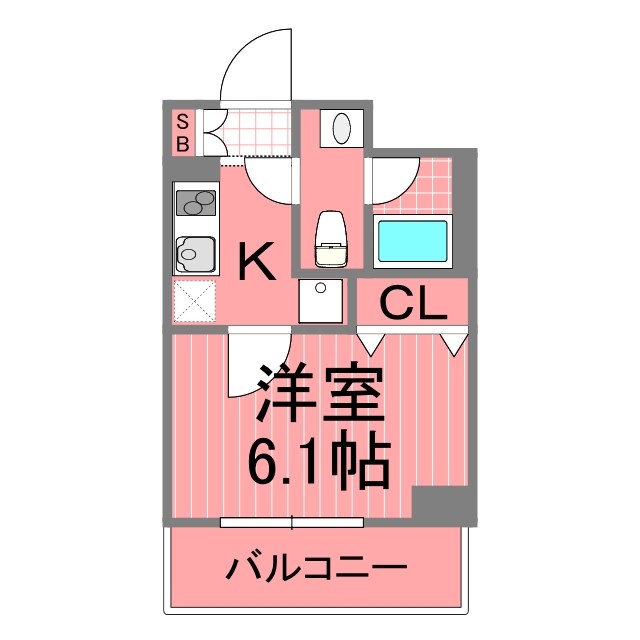 スカイコート川崎京町 間取り図