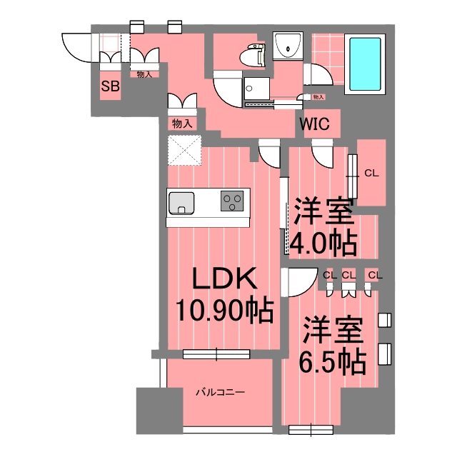 グランパセオ横濱関内プレミアム 間取り図