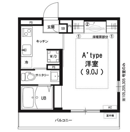 リブリエヌ  間取り図