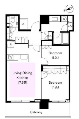 ザタワー横浜北仲 間取り図