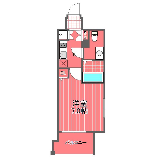 リライア西横浜 間取り図