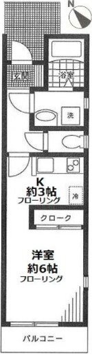 フランプラージュ 間取り図