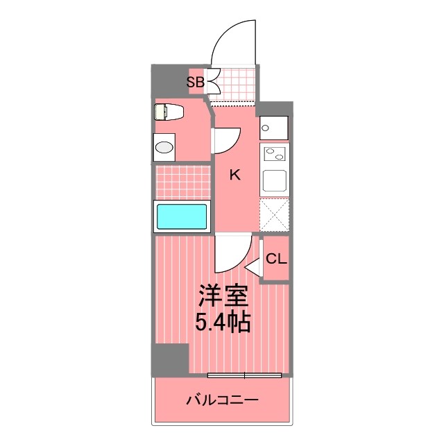 クラリッサ川崎ルーナ 間取り図