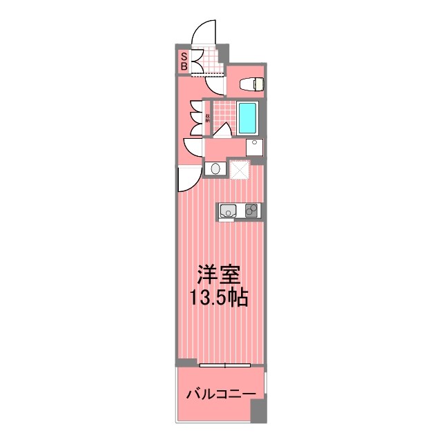 エルエープライル新横浜  間取り図