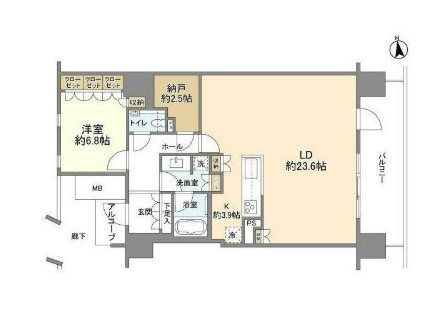 ブルーハーバータワーみなとみらい 間取り図