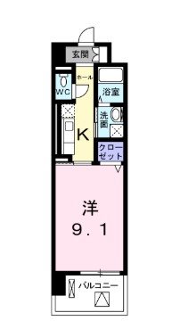 グランアルブル  間取り図