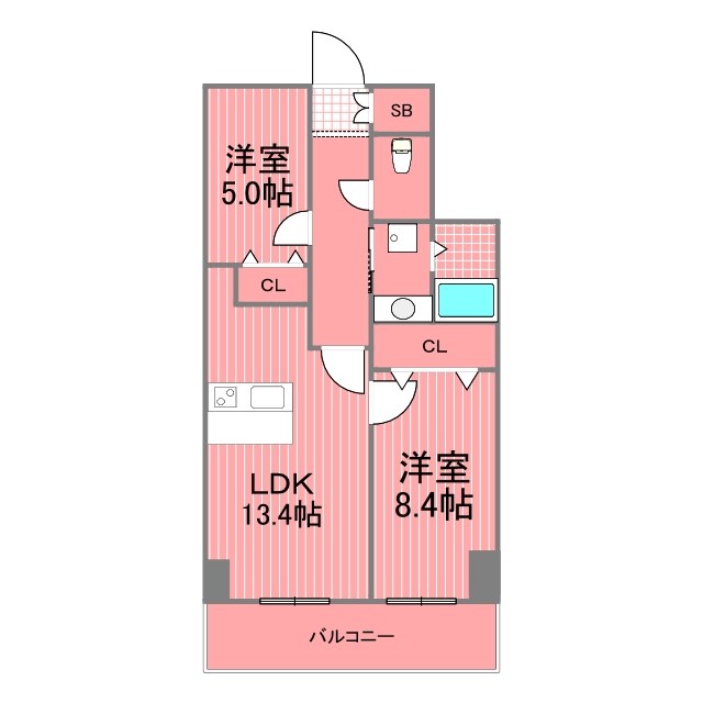 シーエフ白楽 間取り図
