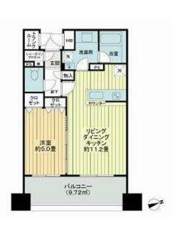 ラコスタ横浜山下公園  間取り図