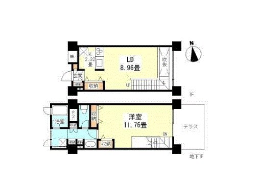 スタイリオ妙蓮寺 間取り図
