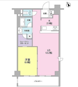 セントラル白楽 間取り図