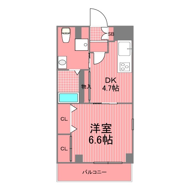 リアン駅前マンション 間取り図