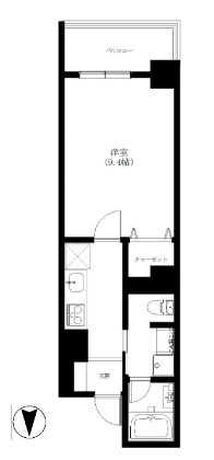 ツインズヤマキツー 間取り図