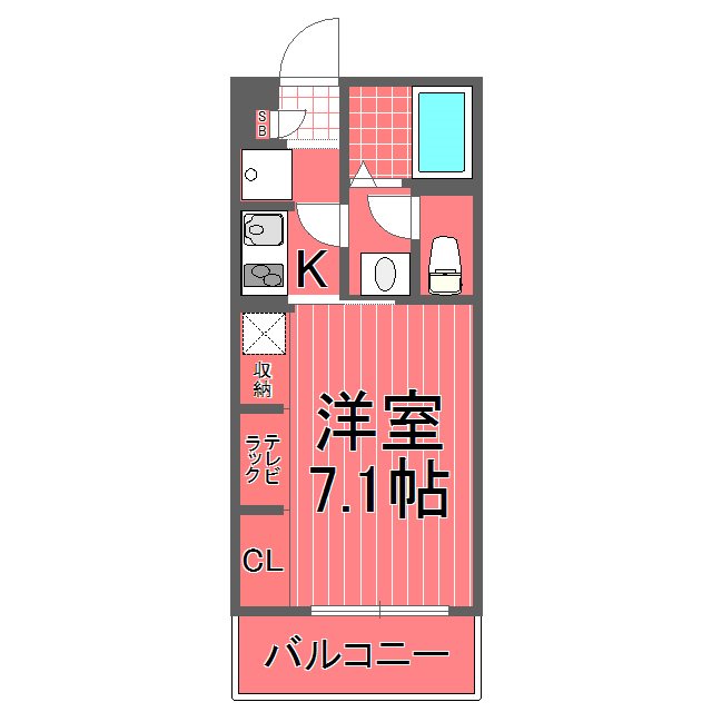 塚越エヌエスコート 間取り図