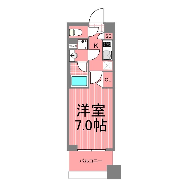 グランドガーラ横浜大口 間取り図
