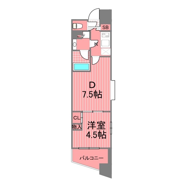グランドガーラ横浜新子安 間取り図