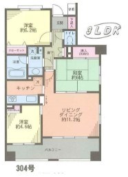 ベイヒルズ鶴見豊岡 間取り図