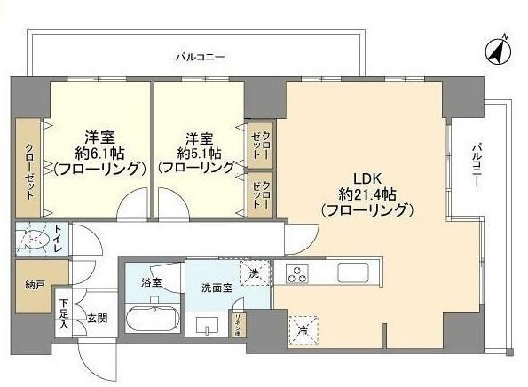 ヨコハマシーナリータワー 間取り図