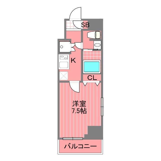 ヴェルト川崎イースト 間取り図