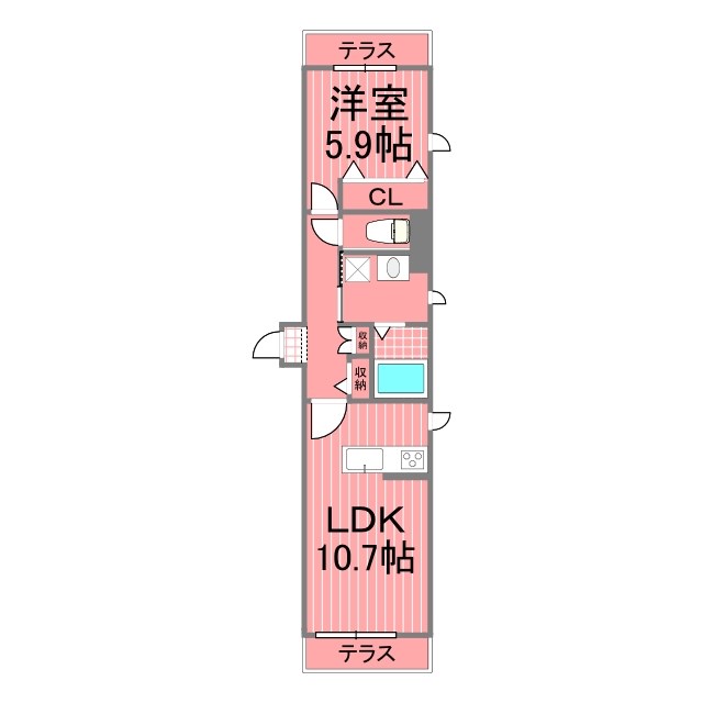 ヴィラミツネ 間取り図