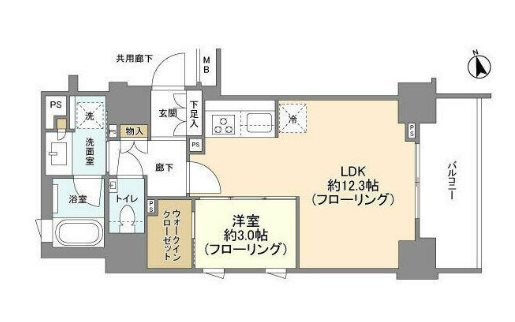 ルジェンテ本郷三丁目 201号室 間取り