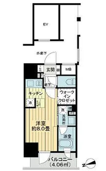 ライオンズ浅草橋ミレス 間取り