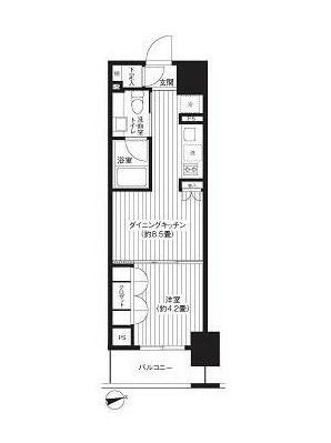 レジディア新御徒町  間取り