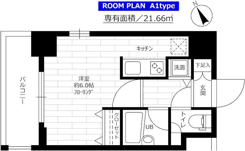 ステージファースト西早稲田    501号室 間取り